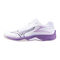 Mizuno  Thunder Blade Z White/Patrician Purple/Quince  Női teremcipő