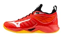 Mizuno  WAVE DIMENSION Radiant Red/White/Carrot Curl  Férfiteremcipő EUR 39