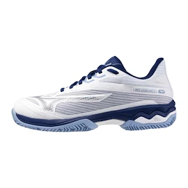 Mizuno Wave Exceed Light 2 W White/Bellwether Blue Női teniszcipő