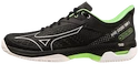 Mizuno Wave Exceed Tour 5 Clay Black/Silver  Férfiteniszcipő EUR 42,5