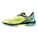 Mizuno Wave Exceed Tour 6 CC Sunny Lime/Black/Atlantis  Férfiteniszcipő