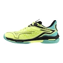 Mizuno Wave Exceed Tour 6 CC Sunny Lime/Black/Atlantis  Férfiteniszcipő EUR 42