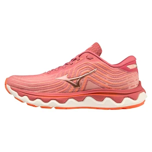 Mizuno  Wave Horizon 6 Garnet Rose/Rose Copper  Női futócipő UK 8