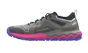 Mizuno Wave Ibuki 4 Ghost Gray/High-Vis Pink/Purple Punch  Női futócipő UK 8,5