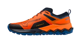 Mizuno Wave Ibuki Wave Ibuki 4 Tigerlily/Dress Blues/Snorkel Blue Férfi futócipő