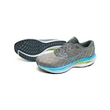 Mizuno  Wave Inspire 19 Ghost Gray/Jet Blue/Bolt 2 (Neon)  Férfi futócipő