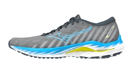 Mizuno Wave Inspire 19 Ghost Gray/Jet Blue/Bolt 2 (Neon) Férfi futócipő