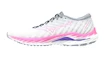 Mizuno  Wave Inspire 19 Snow White/High-Vis Pink/Purple Punch  Női futócipő UK 5,5