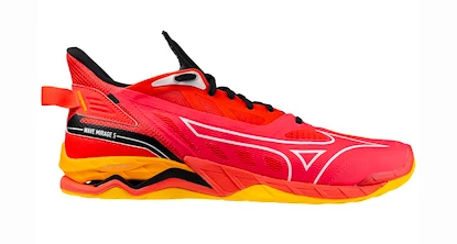 Mizuno  WAVE MIRAGE 5 Radiant Red/White/Carrot Curl  Férfiteremcipő