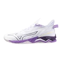 Mizuno  Wave Mirage 5 White/Patrician Purple/Quince  Női teremcipő