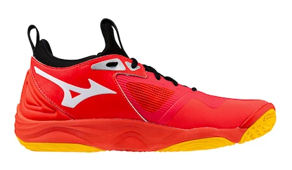 Mizuno  WAVE MOMENTUM 3 Radiant Red/White/Carrot Curl   Férfiteremcipő