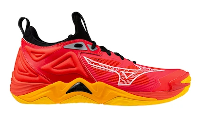 Mizuno  WAVE MOMENTUM 3 Radiant Red/White/Carrot Curl   Férfiteremcipő