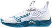 Mizuno  WAVE MOMENTUM 3 White/Sailor Blue/Silver  Férfiteremcipő EUR 46