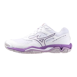 Mizuno Wave Phantom 3 White/Patrician Purple/Quince Női teremcipő