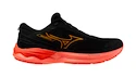 Mizuno Wave Revolt 3 Black/Carrot Curl/Dubarry  Női futócipő UK 3,5