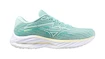 Mizuno  Wave Rider 27 Eggshell Blue/White/Anise Flower  Női futócipő UK 7