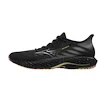 Mizuno  Wave Rider 28 Black / Silver / Sunny Lime  Férfi futócipő