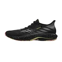 Mizuno  Wave Rider 28 Black / Silver / Sunny Lime  Férfi futócipő UK 6