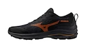 Mizuno  Wave Rider Gtx Black/Nasturtium/Carrot Curl  Férfi futócipő UK 9,5