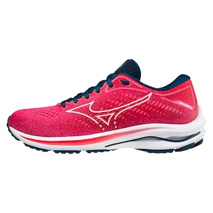 Mizuno  Wave Rider Wave Rider 25 / Phlox Pink / White / Gibraltor Sea  Női futócipő UK 5