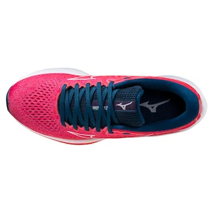 Mizuno  Wave Rider Wave Rider 25 / Phlox Pink / White / Gibraltor Sea  Női futócipő UK 5