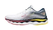 Mizuno  Wave Sky 6 White/Hibiscus/Buttercup  Női futócipő UK 4