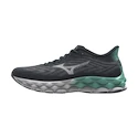 Mizuno  Wave Sky 8 India Ink / Neo Silver / Dusty Jade Green  Női futócipő