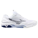 Mizuno  Wave STEALTH 6 White/Bellwether Blue  Férfiteremcipő