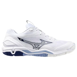 Mizuno Wave STEALTH 6 White/Bellwether Blue Férfiteremcipő