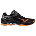 Mizuno  Wave VOLTAGE 2 Black/Neon Flame  Férfiteremcipő