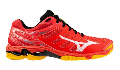 Mizuno  WAVE VOLTAGE Radiant Red/White/Carrot Curl  Férfiteremcipő EUR 51