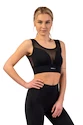 Nebbia  Black Mesh Design Sports Bra "Breathe" 412 black Női melltartó