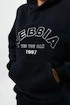 Nebbia  Branded Oversized Hoodie black Női melegítőfelső