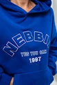 Nebbia  Branded Oversized Hoodie blue Női melegítőfelső