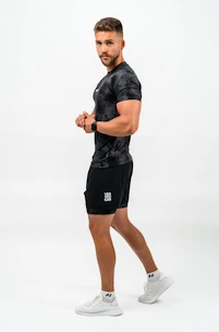 Nebbia  Camouflage Compression T-shirt MAXIMUM black Férfipóló