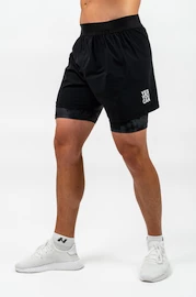 Nebbia  Compression 2in1 shorts black Férfirövidnadrág