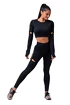 Nebbia  Crop Top 821 black Női póló