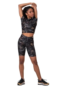 Nebbia  Crop top Active 568 volcanic black Női póló