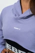 Nebbia  Designer Cropped Hoodie purple Női melegítőfelső