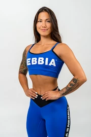 Nebbia  Double Layer Light-Support Sports Bra blue Női melltartó