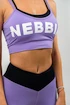 Nebbia  Double Layer Light-Support Sports Bra purple Női melltartó