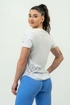 Nebbia  FIT Activewear Functional T-shirt with Short Sleeves white Női póló