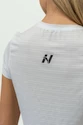 Nebbia  FIT Activewear T-Shirt “Airy” with Reflective Logo white Női póló