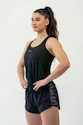 Nebbia  FIT Activewear Tank Top “Airy” with Reflective Logo black Női ujjatlan póló