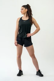 Nebbia  FIT Activewear Tank Top “Airy” with Reflective Logo black Női ujjatlan póló