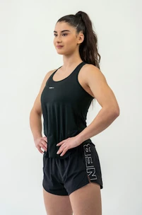 Nebbia  FIT Activewear Tank Top “Airy” with Reflective Logo black Női ujjatlan póló