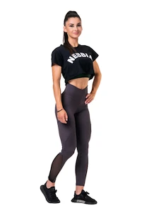 Nebbia  Fit & Sporty crop top black Női felső L