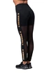 Nebbia  Gold Mesh leggings 829 black Női leggings