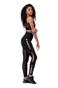 Nebbia  Gold Mesh leggings 829 black Női leggings