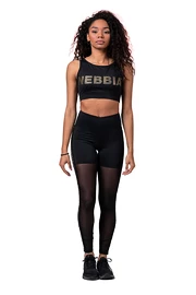 Nebbia Gold Mesh leggings 829 black Női leggings